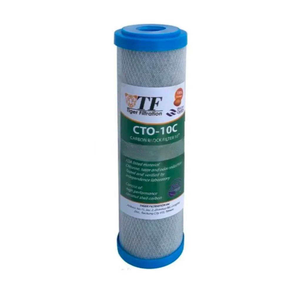 Картридж з пресованого вугілля Tiger Filtration CTO-10C 2,5"х10"